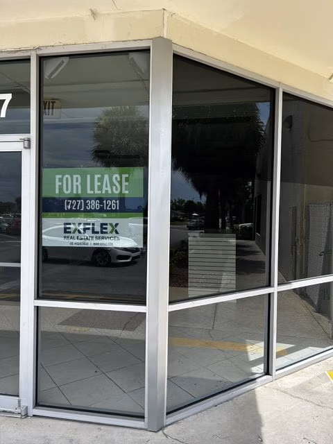 Storefront after repair at Regency Crossings in Port Richey